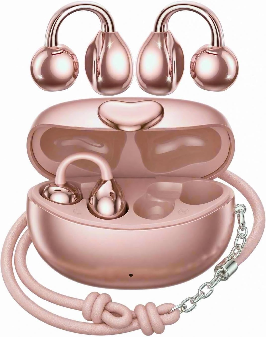 سينبوي Senbowe Bluetooth 6 0 open-ear clip-on Wireless Earbuds 10 g