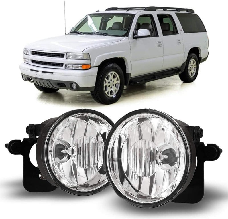 Winjet Fog Lights for 2000-2006 Chevy Tahoe & Suburban, 1994-2003 Pontiac Grand Prix, 2000-2005 Pontiac Sunfire - Image 1