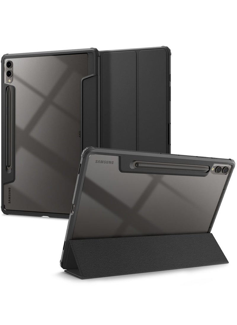 Spigen Ultra Hybrid Pro Samsung Galaxy Tab S9 PLUS Case Cover 12.4 inch (2023) with Dual S-Pen Holder - Black  - Image 1