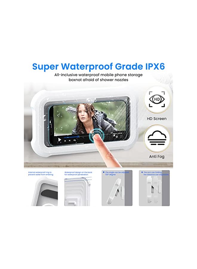 Green Tiger erorexWaterproof Shower Phone Holder - Image 4