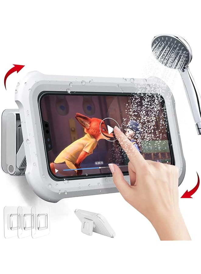 Green Tiger erorexWaterproof Shower Phone Holder - Image 1
