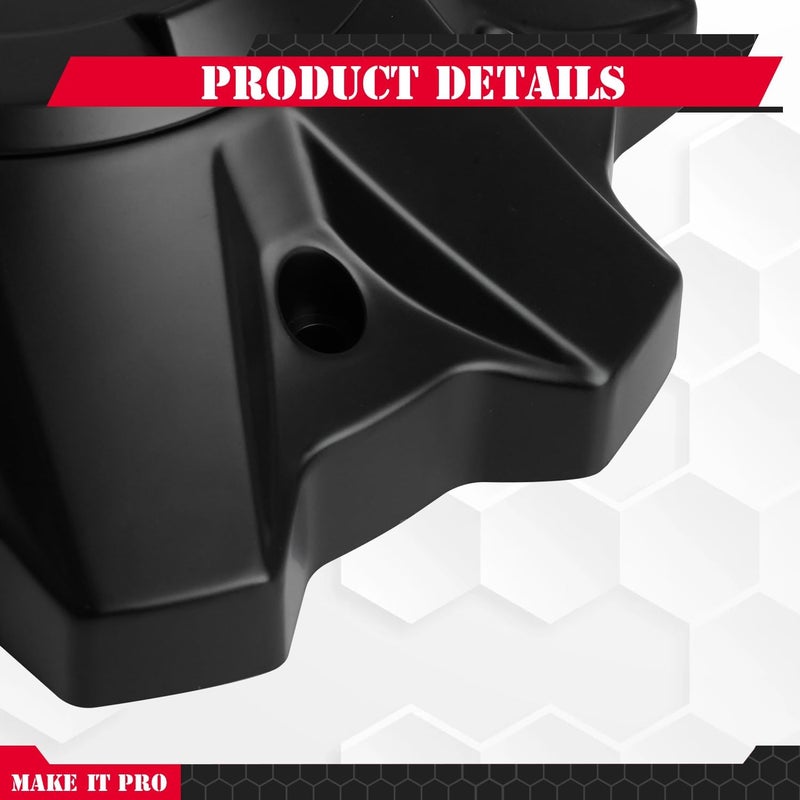 KitsPro غطاء مركز العجلة من للاستخدام في الطرق الوعرة، رقم المنتج: Fuel 1002-53B، غطاء M-447، يحتوي على 8 فتحات، عبوة واحدة. - Image 5