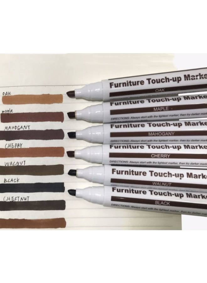 Furniture Repair Kit, Wood Markers and Wax Sticks with Sharpener Kit for Stains, Scratches, Wood Floors, Tables, Carpenters, Bedposts, Touch Ups and Cover Ups - Image 2