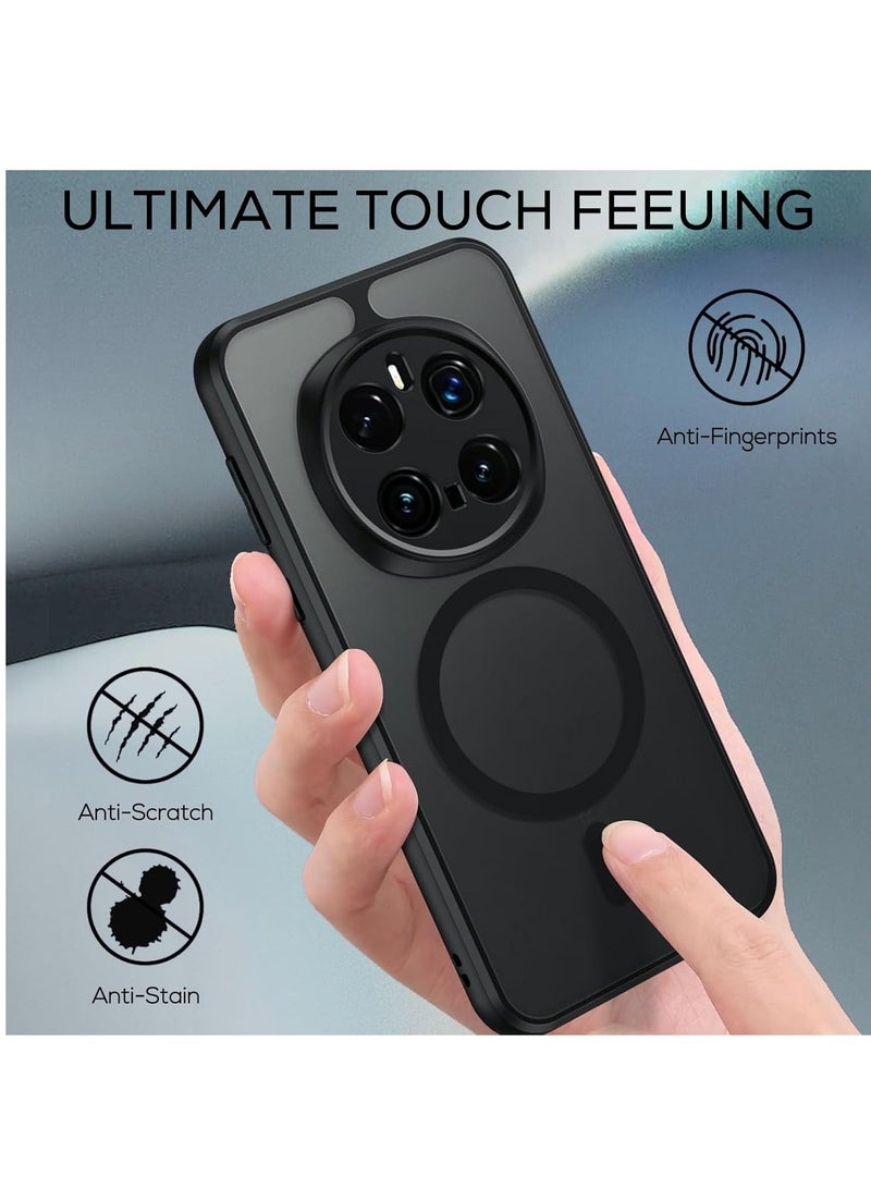 CHEROSIN حافظة هاتف مغناطيسية لهونر ماجيك7 برو 5G غلاف خلفي شفاف غير لامع واقي نحيف للهاتف - Image 4