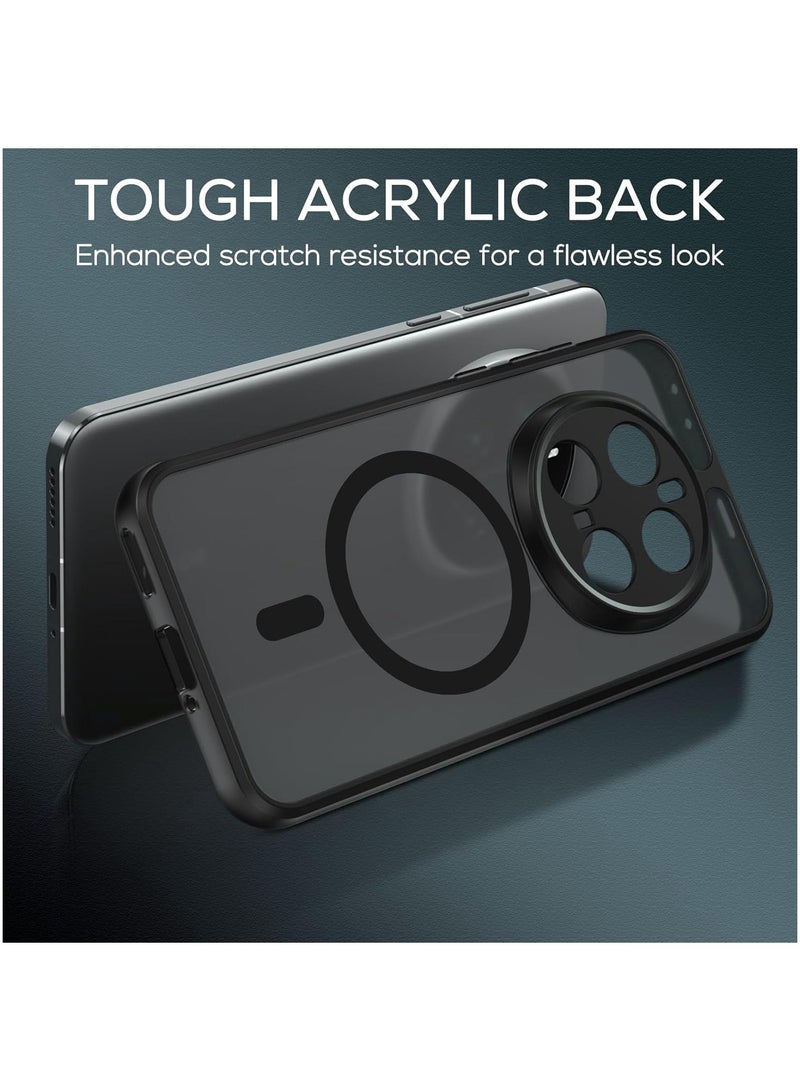 CHEROSIN حافظة هاتف مغناطيسية لهونر ماجيك7 برو 5G غلاف خلفي شفاف غير لامع واقي نحيف للهاتف - Image 5