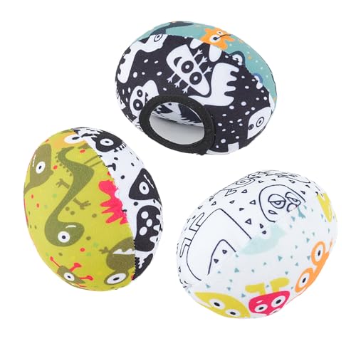 Tayerop The Replacement Balls for Mamaroo Swing Offer More Interaction and Reversible Ball Options to Complement The MultiColoured with MamaRoo Cradle in a Set of 3 Balls - Image 1