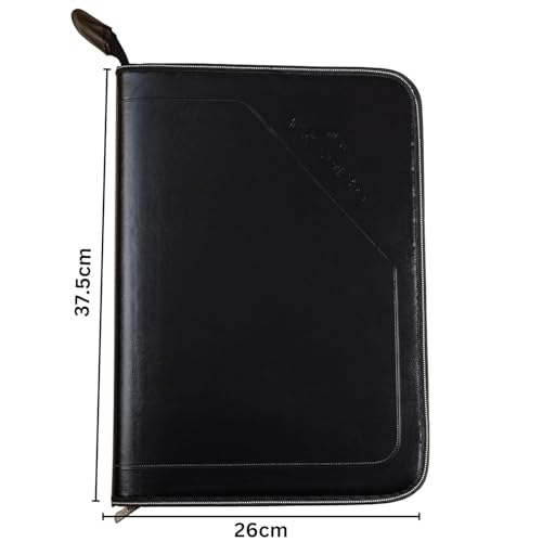 SPS PU Leather 36-Pocket A4 File Organizer – Professional Document Holder for Certificates, Legal Documents, Home, Office, School Use (Black) - Image 5