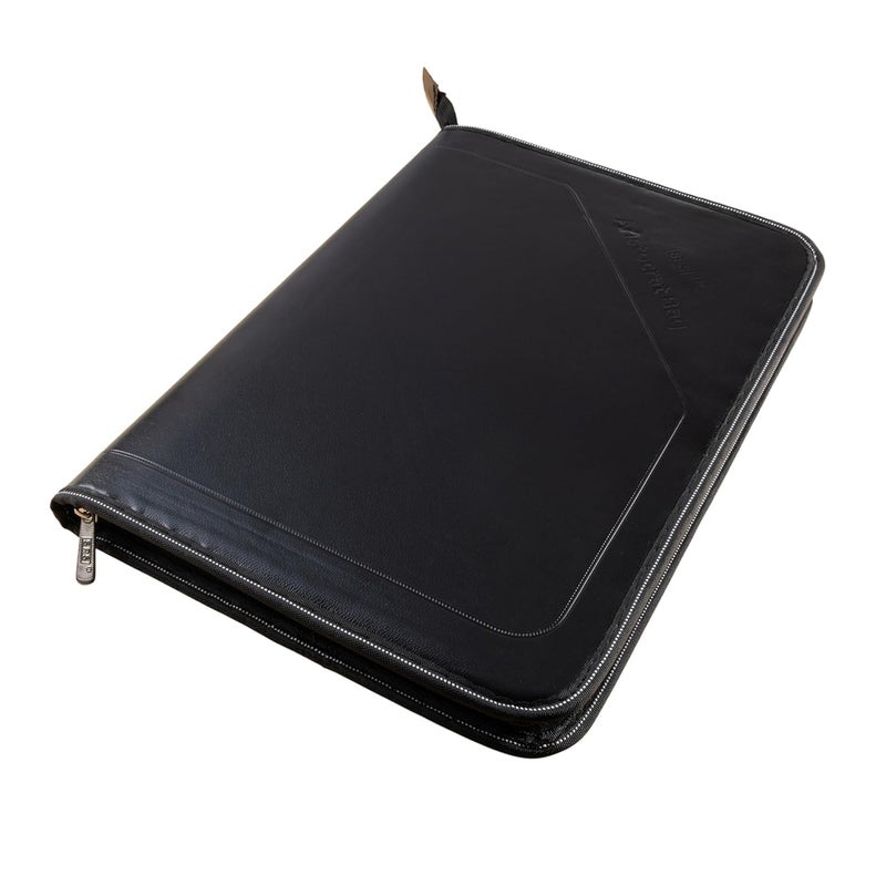SPS PU Leather 36-Pocket A4 File Organizer – Professional Document Holder for Certificates, Legal Documents, Home, Office, School Use (Black) - Image 3