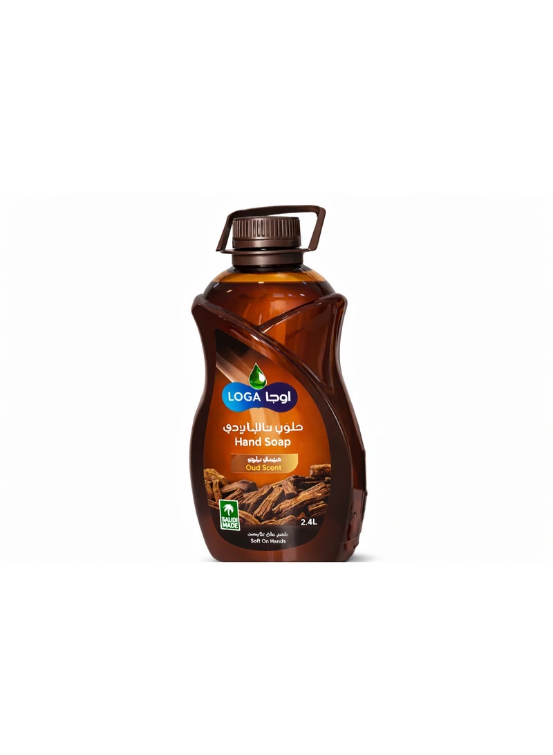 LOGA Oud Hand Soap 2.4L Luxury Fragrance Liquid Soap Deep Cleaning Soft Skin Saudi Made
