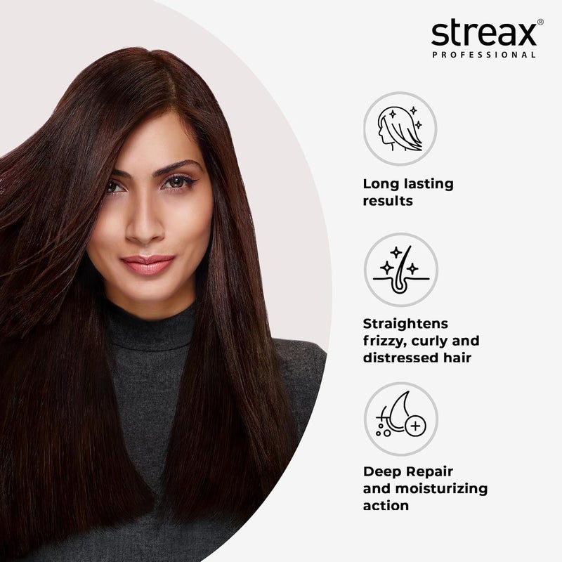 Streax Professional كريم فرد الشعر ستريكس برو مائل 500 مل - Image 2
