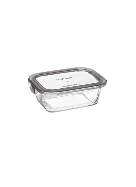 Glass oven tray with plastic cover