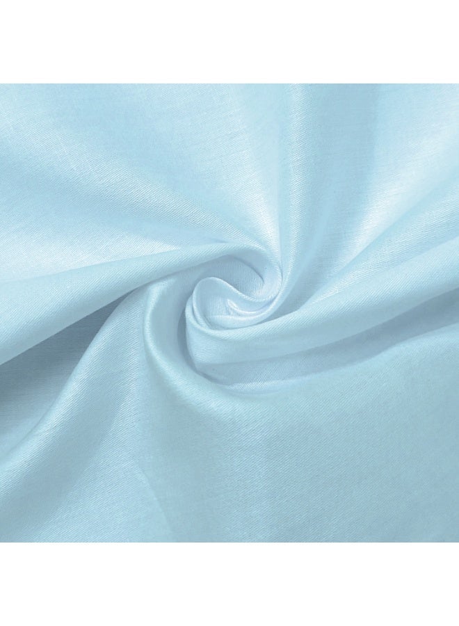 MULBERRY LIVING أغطية وسائد قطنية %   بلون أزرق سماوي عبوة من قطعتين  ×  سم - Image 5