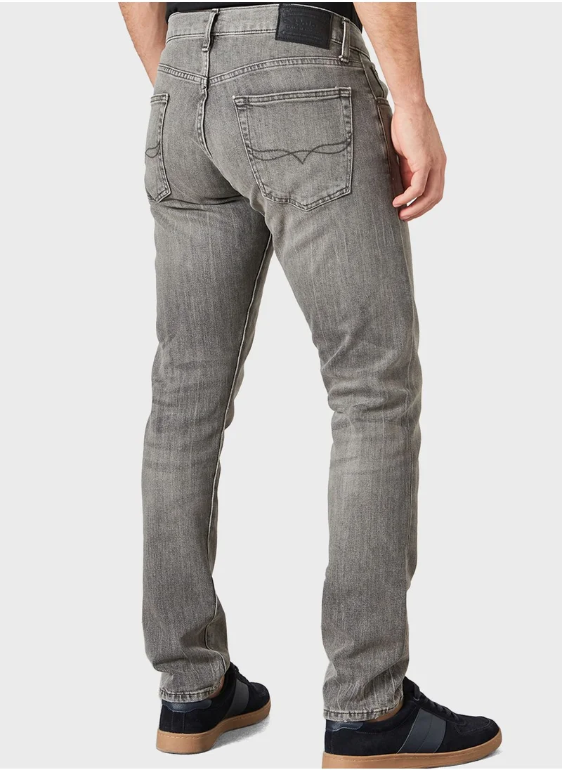 RALPH LAUREN Light Wash Straight Fit Jeans