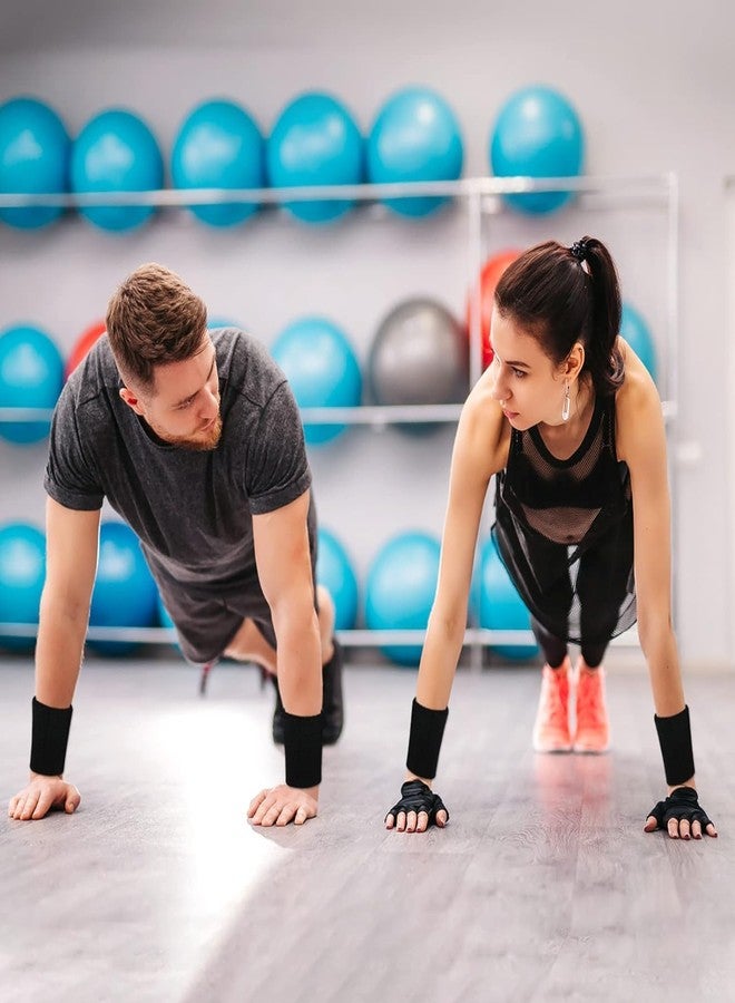 رباط معصم رياضي للكريكيت من ستيفير | رباط معصم سميك من القطن تيري عالي الامتصاص مناسب للصالات الرياضية والتمارين والجري والكريكيت (قطعة واحدة، أسود) - Image 4