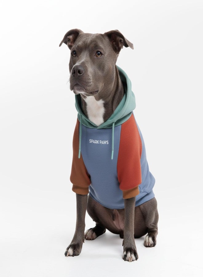 Spark Paws Dog Hoodie – Premium Dog Sweater for Small, Medium, and Large Dogs | Warm Outfits for French Bulldogs, Pitbull, Puppy, Winter Jacket Alternative - Alpine - 3XL - Image 1