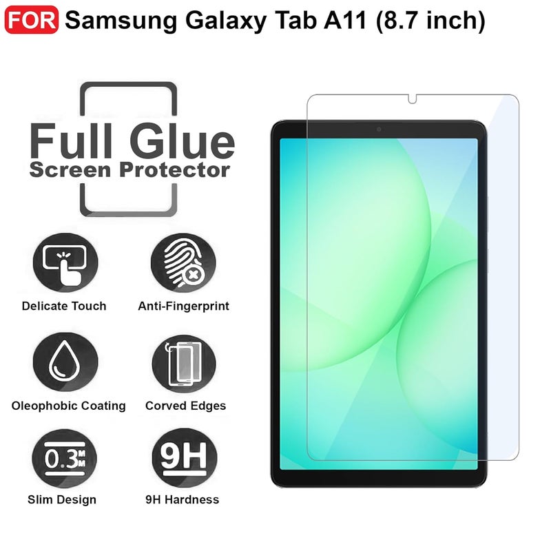 TWEGGON Screen Protector for Samsung Tab A11, Tempered Glass Screen Protector for Samsung Galaxy Tab A11 8.7" Clear - Image 2