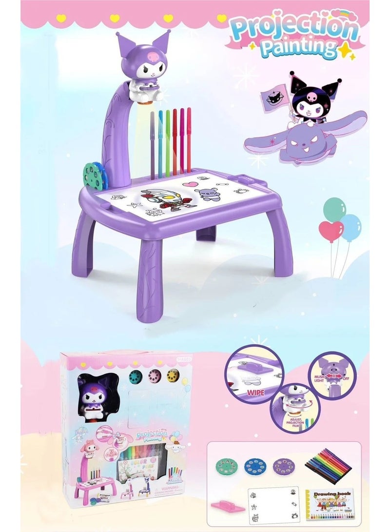 صندوق العاب طاولة رسم إسقاطية للأطفال - كورومي - Image 2