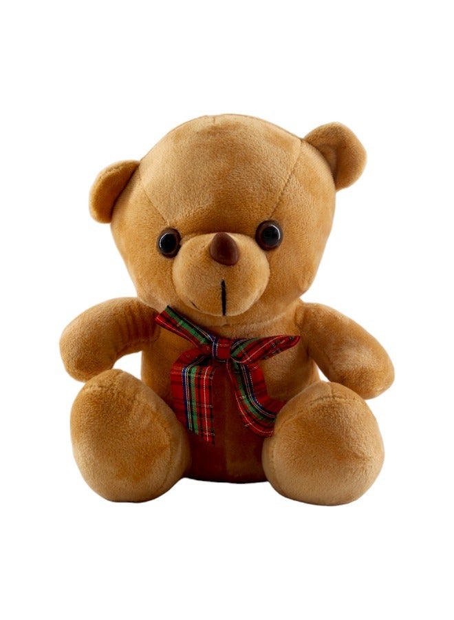 Non-Toxic Stuffed And Plush Soft Teddy Bear Brown(24x19x14cm)  - Image 1