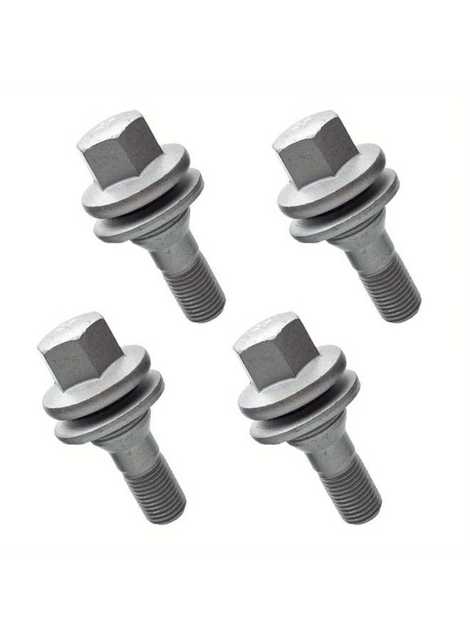 4 Pcs Durable Steel Wheel Bolt Nut Stud Set M12 x 1 25 Thread for Vehicle Upgrades - Image 1