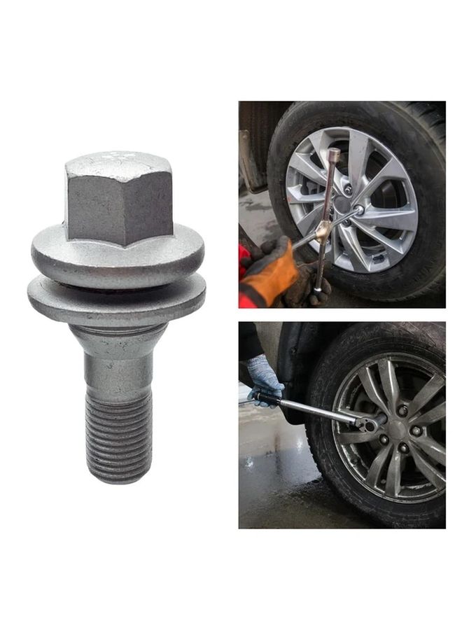 4 Pcs Durable Steel Wheel Bolt Nut Stud Set M12 x 1 25 Thread for Vehicle Upgrades - Image 4