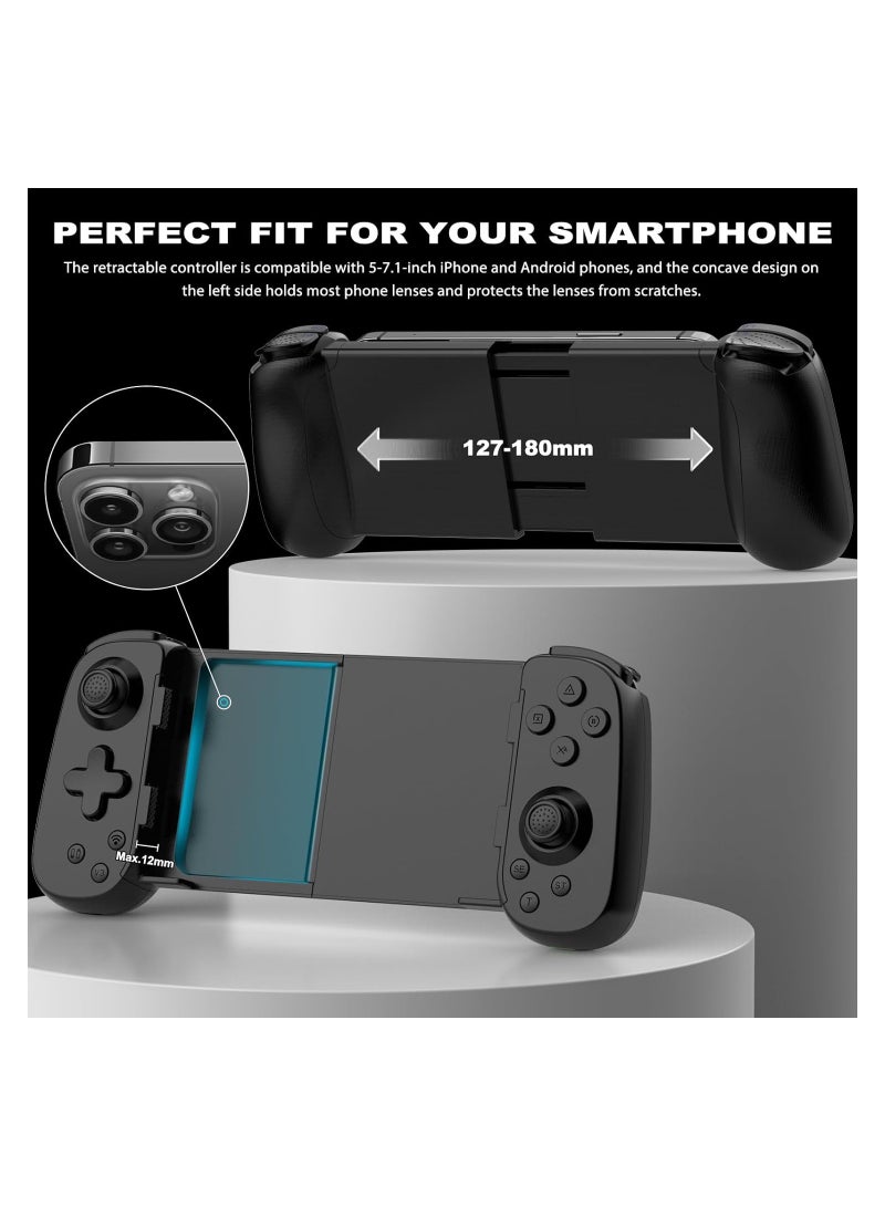 Wireless Gaming Controller for Phone, Tablet, Android, PC, Switch, PS3, PS4 - Features Turbo, 6-Axis Gyro, Vibration, Perfect for Cloud Gaming & PS Remote Play. - Image 2