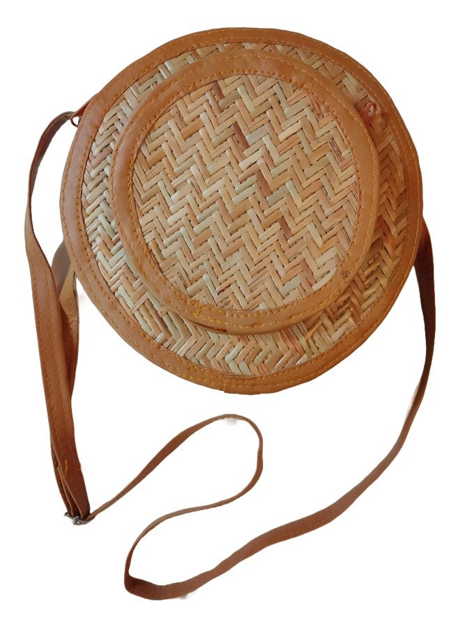 CLASSIQUE Bamboo Bag Shital Pati Handmade Women's Sling Bag Eco-Friendly & Functional Shoulder Crossbody Specially for Ladies - Image 1