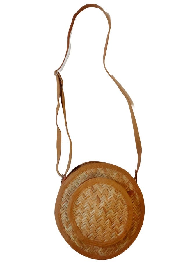 CLASSIQUE Bamboo Bag Shital Pati Handmade Women's Sling Bag Eco-Friendly & Functional Shoulder Crossbody Specially for Ladies - Image 3