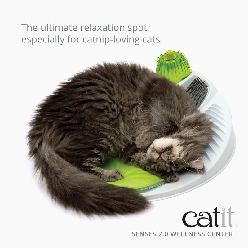 Catit Senses 2.0 Wellness Center Cat Toy - Interactive Multi-Purpose Relaxation Spot with Catnip Included - Image 2