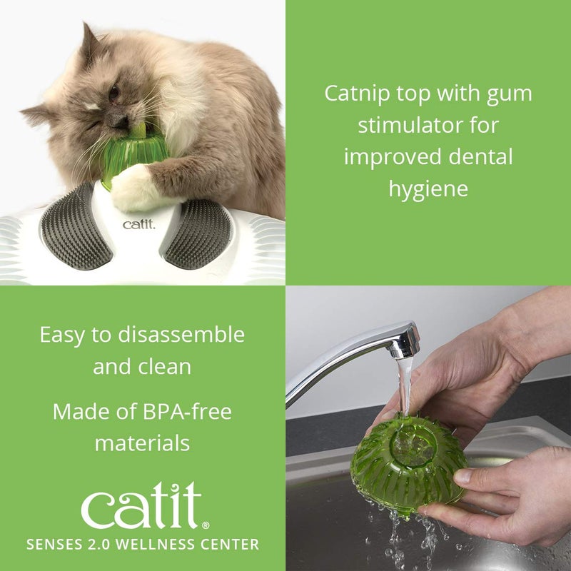 Catit Senses 2.0 Wellness Center Cat Toy - Interactive Multi-Purpose Relaxation Spot with Catnip Included - Image 5