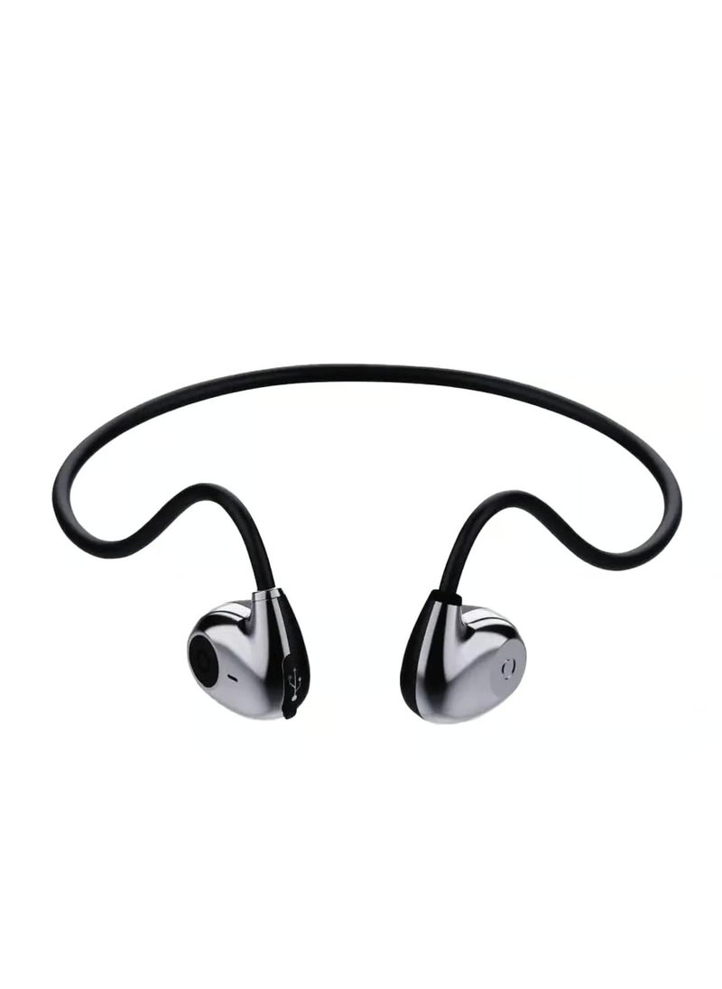 NYORK Nyork Sports Wireless Neck Band Air Conduction Earphones Black  - Image 1