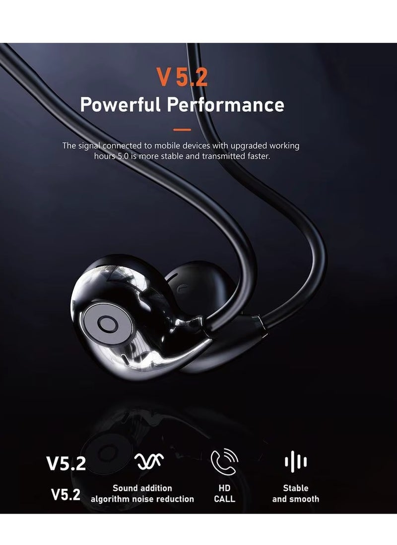 NYORK Nyork Sports Wireless Neck Band Air Conduction Earphones Black  - Image 5