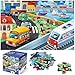 IFLOVE Jumbo Floor Puzzle for KidsCity Transportation Jigsaw Large Puzzles48 Piece City Life Vehicle Puzzle for Toddler Ages 35Children Learning Preschool Educational ToysGift for 48 Years Old - Image 2