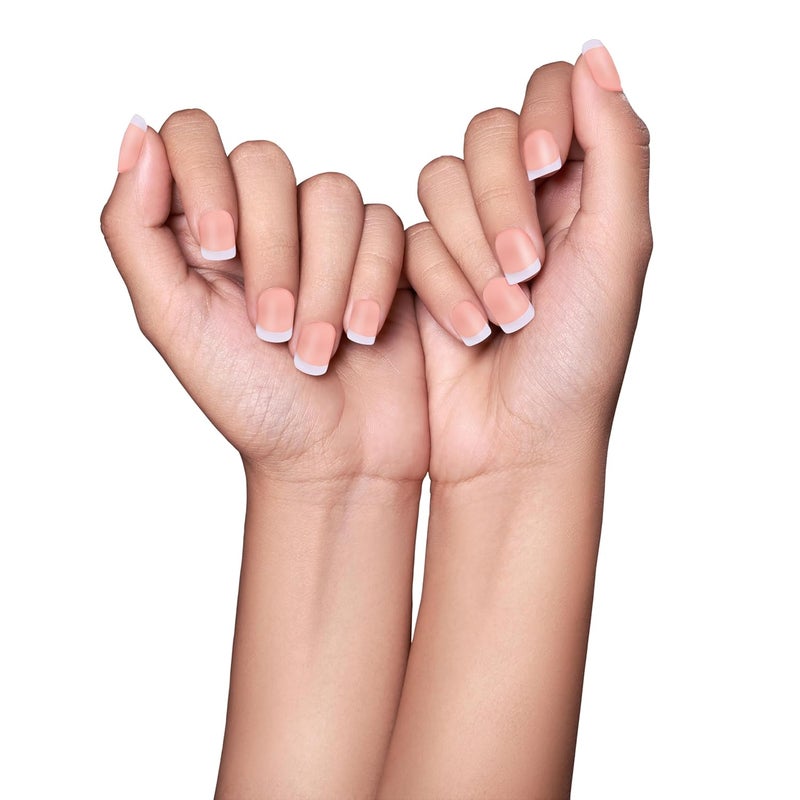 Renee RENEE French Stick On Nails FTN 0124 Reusable Artificial Fake Nail Set Lightweight Long Lasting Easy To Use Quick Fix For Festivals Special Occasions - Image 2