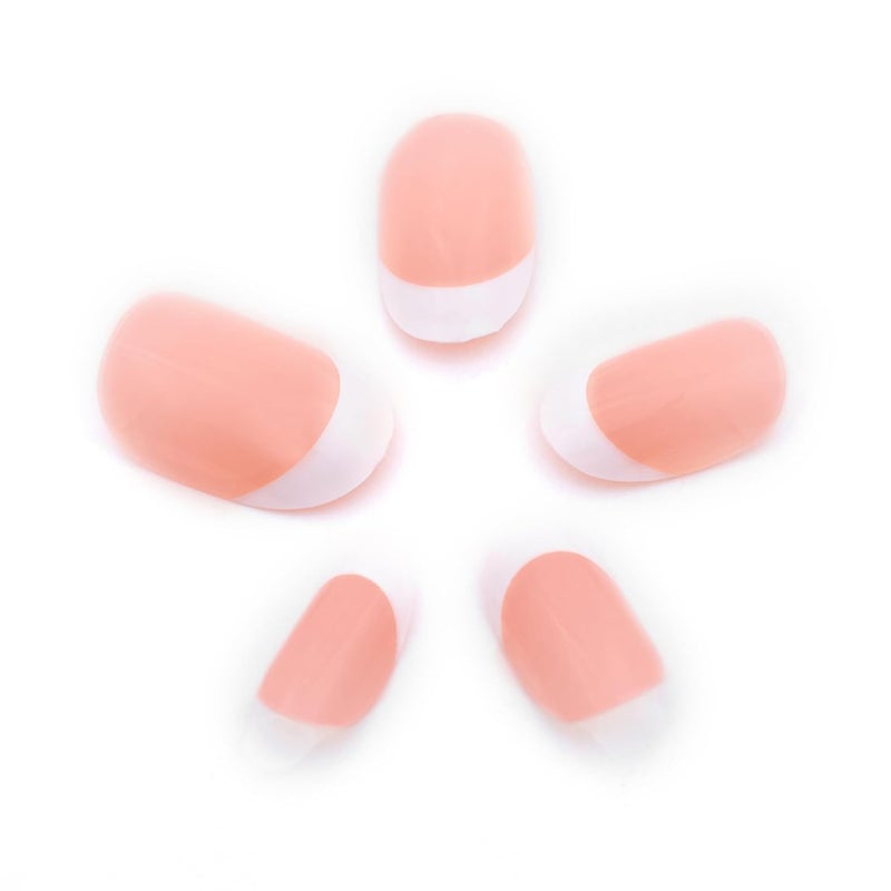 Renee RENEE French Stick On Nails FTN 0124 Reusable Artificial Fake Nail Set Lightweight Long Lasting Easy To Use Quick Fix For Festivals Special Occasions - Image 5