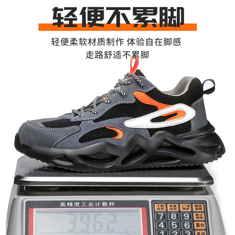 Labor Protection Shoes New Men'S And Women'S Four-Season Lightweight Anti-Smash And Anti-Puncture Work Shoes Safety Shoes Protective Shoes Dropshipping - Image 4