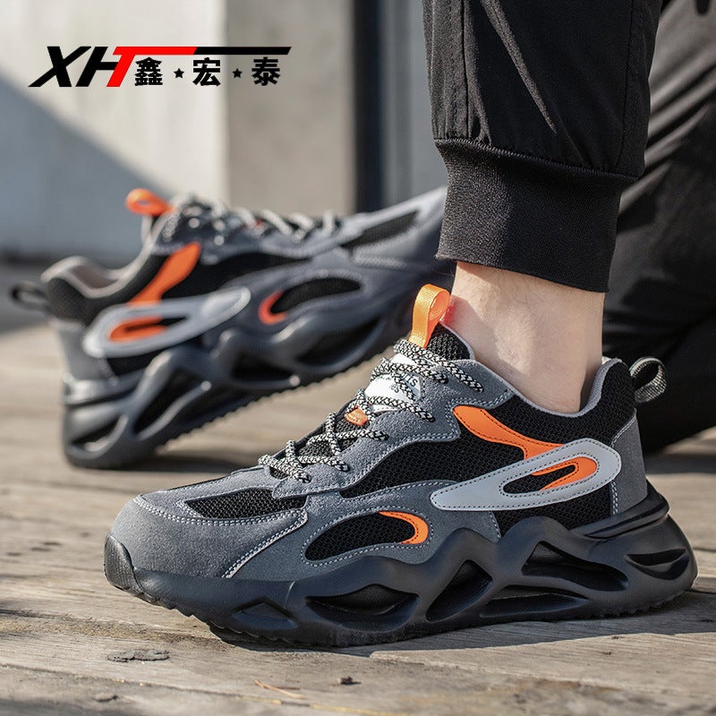 Labor Protection Shoes New Men'S And Women'S Four-Season Lightweight Anti-Smash And Anti-Puncture Work Shoes Safety Shoes Protective Shoes Dropshipping - Image 2