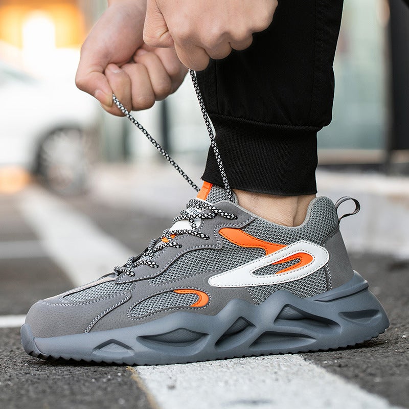 Labor Protection Shoes New Men'S And Women'S Four-Season Lightweight Anti-Smash And Anti-Puncture Work Shoes Safety Shoes Protective Shoes Dropshipping - Image 1