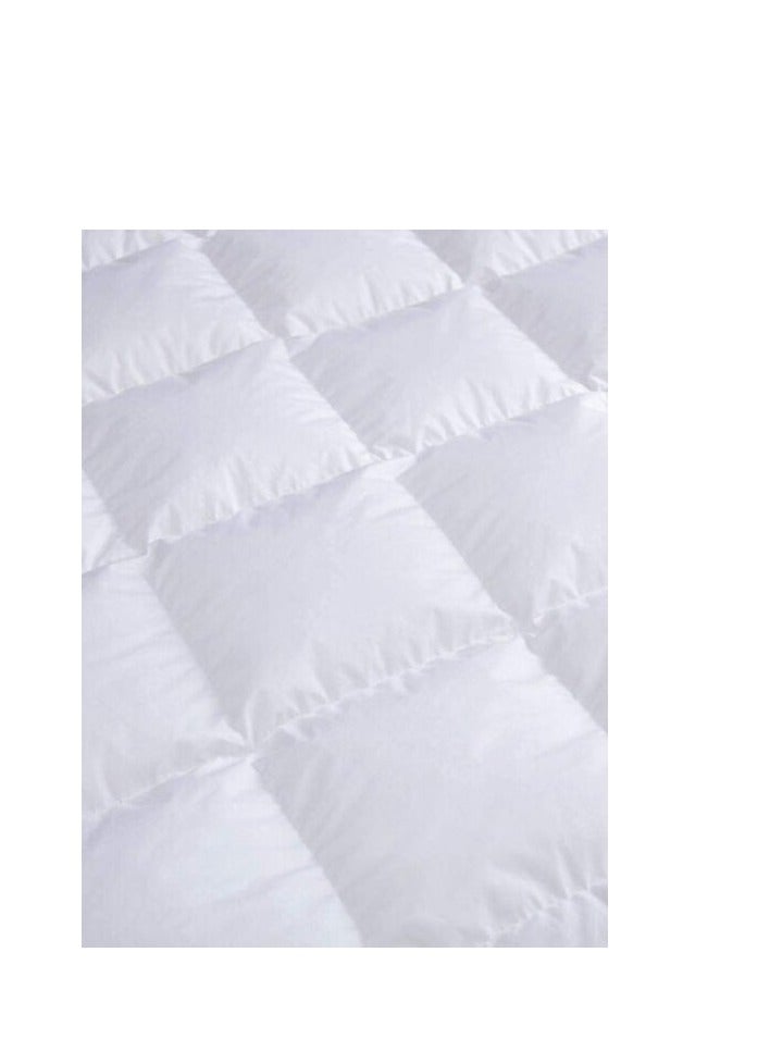 Regency Double Size 100% Cotton 233Tc Down Proof Duvet Cotton Blend, White 225X235cm - Image 3