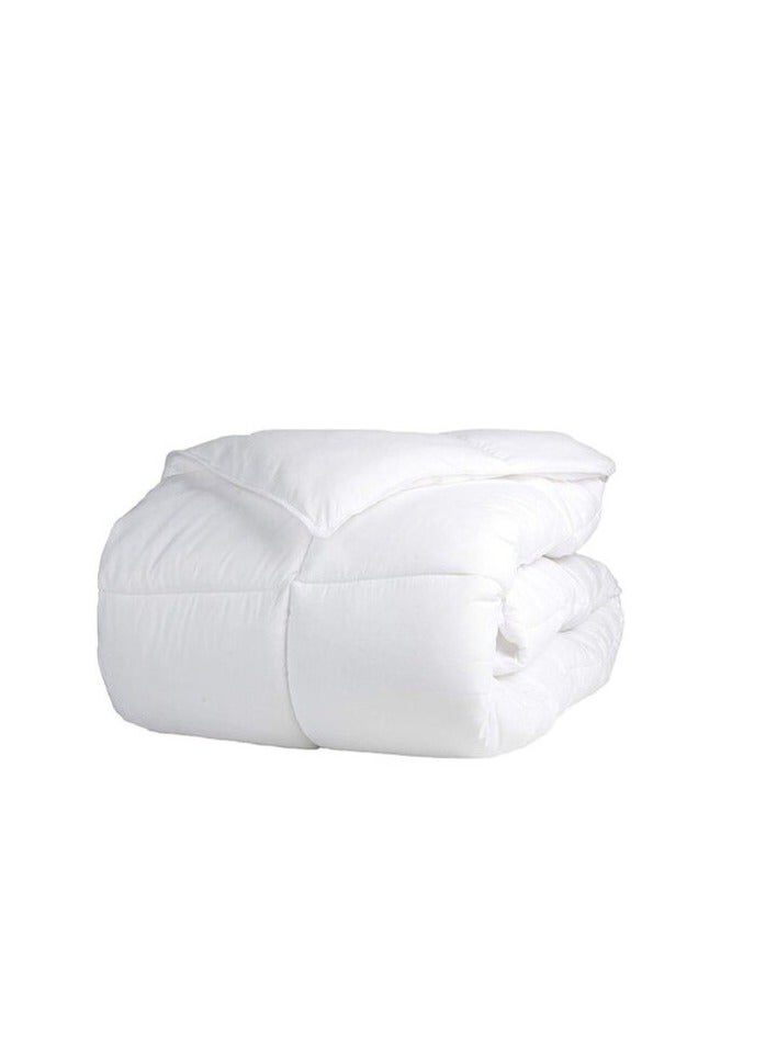 Regency Double Size 100% Cotton 233Tc Down Proof Duvet Cotton Blend, White 225X235cm - Image 1