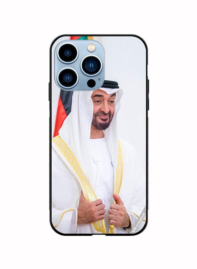 VR CREATIVE Protective Case Cover For Apple iPhone 14 Pro Max Sheikh Mohamed Bin Zayed Al Nahyan Design Multicolour - Image 1