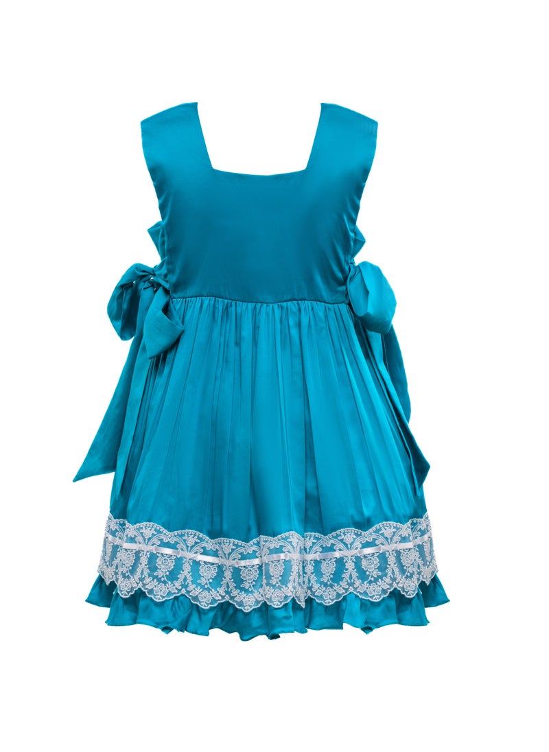 BELLY  COTTON BLUE Girls Party Dress, everyday Dress Party Wear Wedding Evening Formal Pageant Dance Gown for Birthday Kid Girls Elegant - pzsku/Z6BBC58669C06C64C4B17Z/45/_/1710400312/ee9113e9-1409-4a85-8ddf-3b4d64bdc558