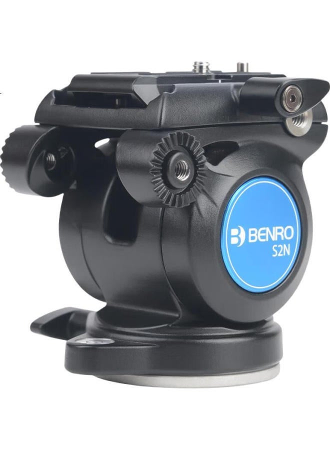 Benro S2N Hydraulic Head, Mirrorless And Dslr Camera Photography And Video Tripod, Monopod, Sliding Rail, Bird Photography, Dynamic Balance, Quick Release, Hand Hole, Damping Head - Image 1