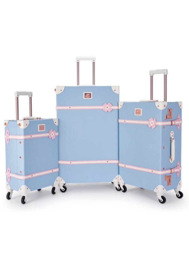 LIMRA Travel Bags Classic Leather Luggage 4 Pcs Set 28''-24''-20'''-13'''Inches - Image 2