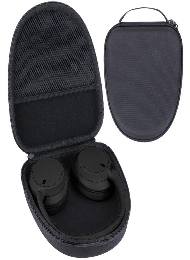 RIYADAone Hard Shell Protective Case Suitable for Sony WH-CH520/WH-CH720N/WH-CH510/WH-CH710N Headphones (Black) - Image 1
