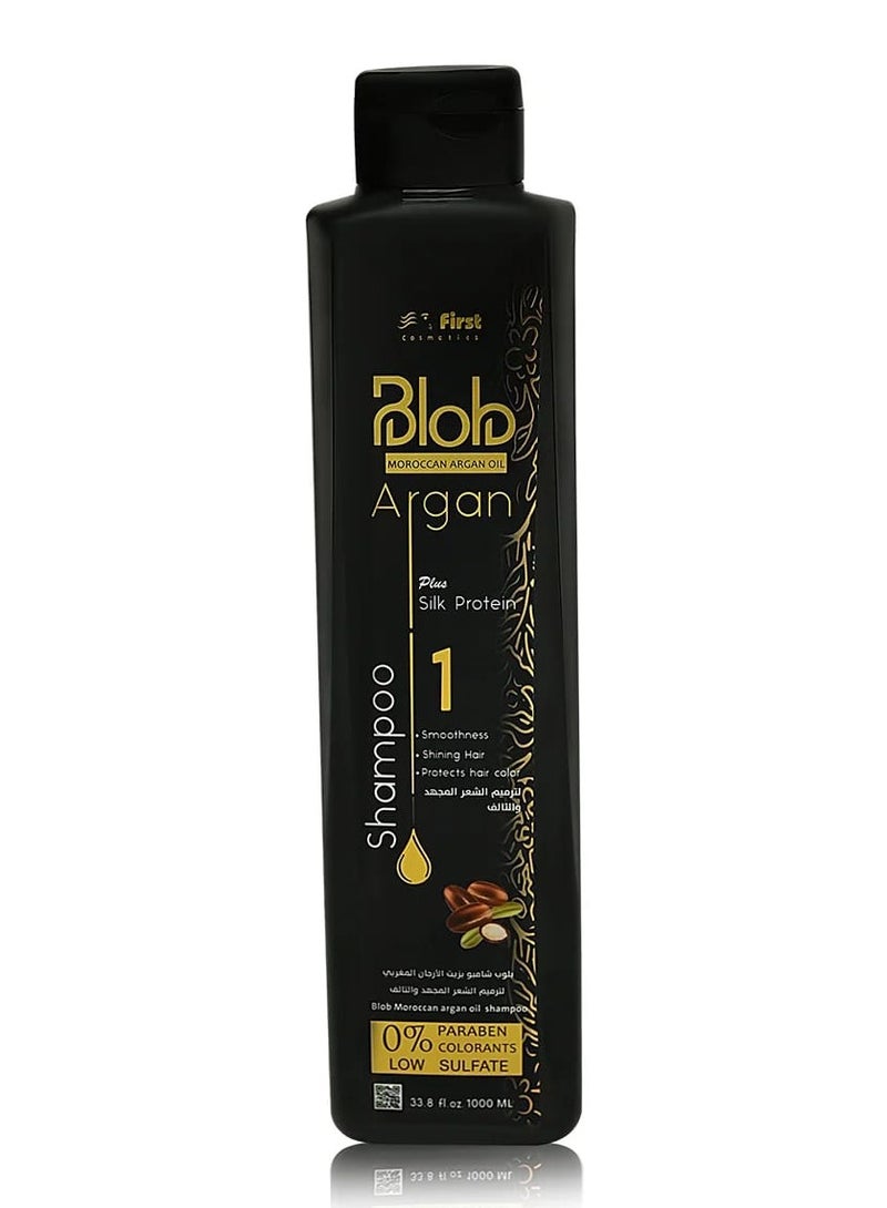 Blob Argan Oil of Morocco Repairing Shampoo for Stressed and Damaged Hair 850 mi 