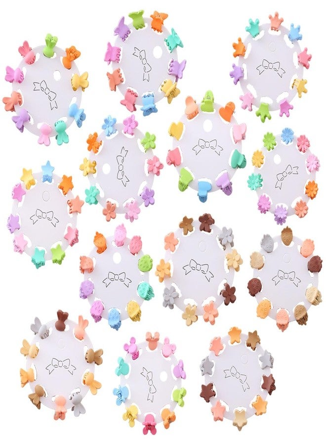 Cerun 20pcs Premium Mini Hair Claw Clips Colorful Cartoon Animals/Vegetables/Flower Mini Hair Claw Clips Small Barrettes for Baby Girls Toddlers Teens Kids(Random Style) - Image 1