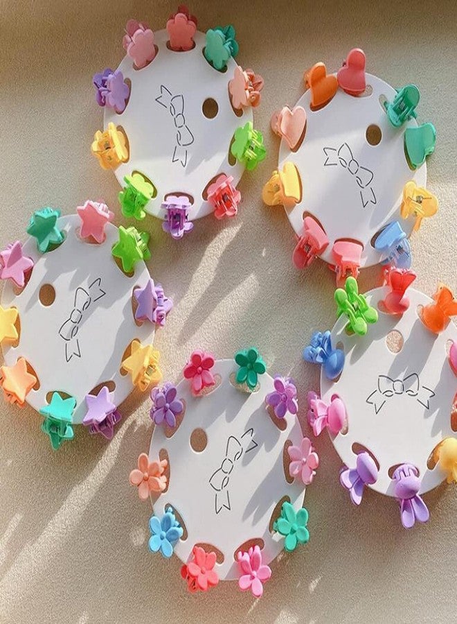 Cerun 20pcs Premium Mini Hair Claw Clips Colorful Cartoon Animals/Vegetables/Flower Mini Hair Claw Clips Small Barrettes for Baby Girls Toddlers Teens Kids(Random Style) - Image 2