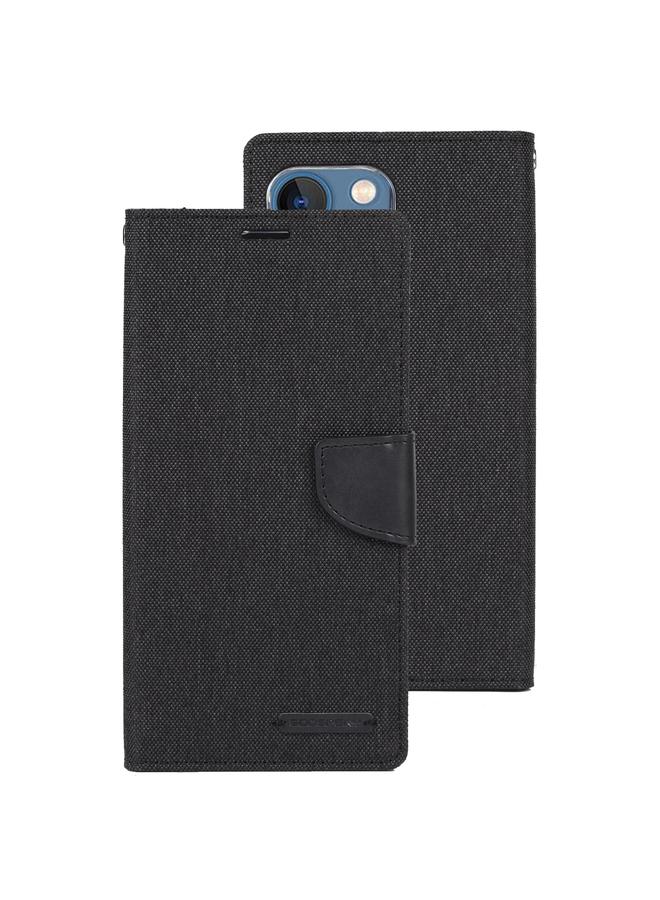 جوسبيري جراب هاتف من الجلد القابل للطي من قماش كانفاس دياري لهاتف آيفون 14 بلس - Image 2