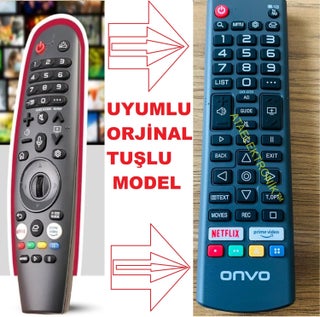 ONVO Webos For All Brand Models Webos Smart (classic button model) TV Remote ONVO Original Remote LG An Mr Next Axen Sinfer Dijitsu Onvo Sunny Skytech LG MR20GA - pzsku/Z6BBCDFF7C889E5150D96Z/45/_/1728631061/1b855181-0a06-49a6-bd92-c3fae1d06ac1