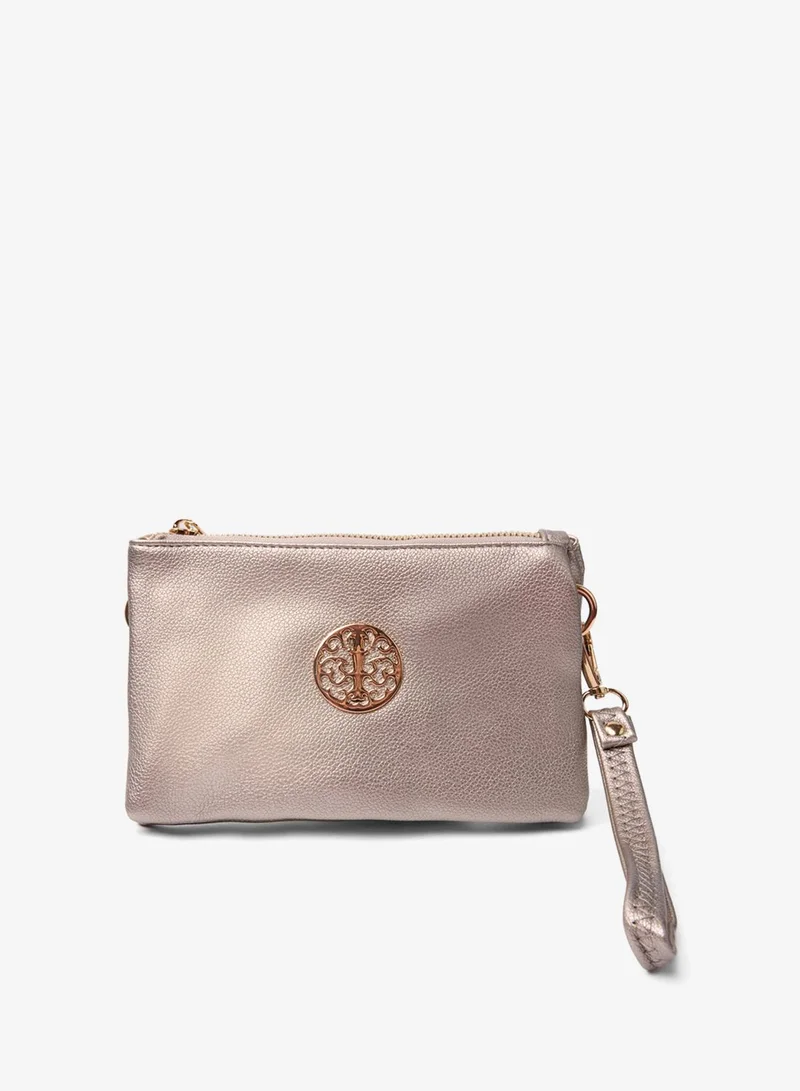 بلو فانيلا Detailed Zip Up Purse